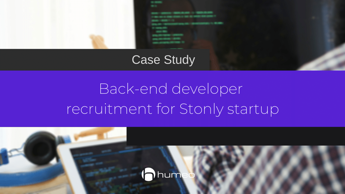 Back-end developer recruitment for Stonly startup